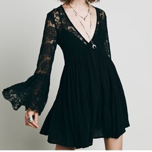 FP | Black Lacey Dress